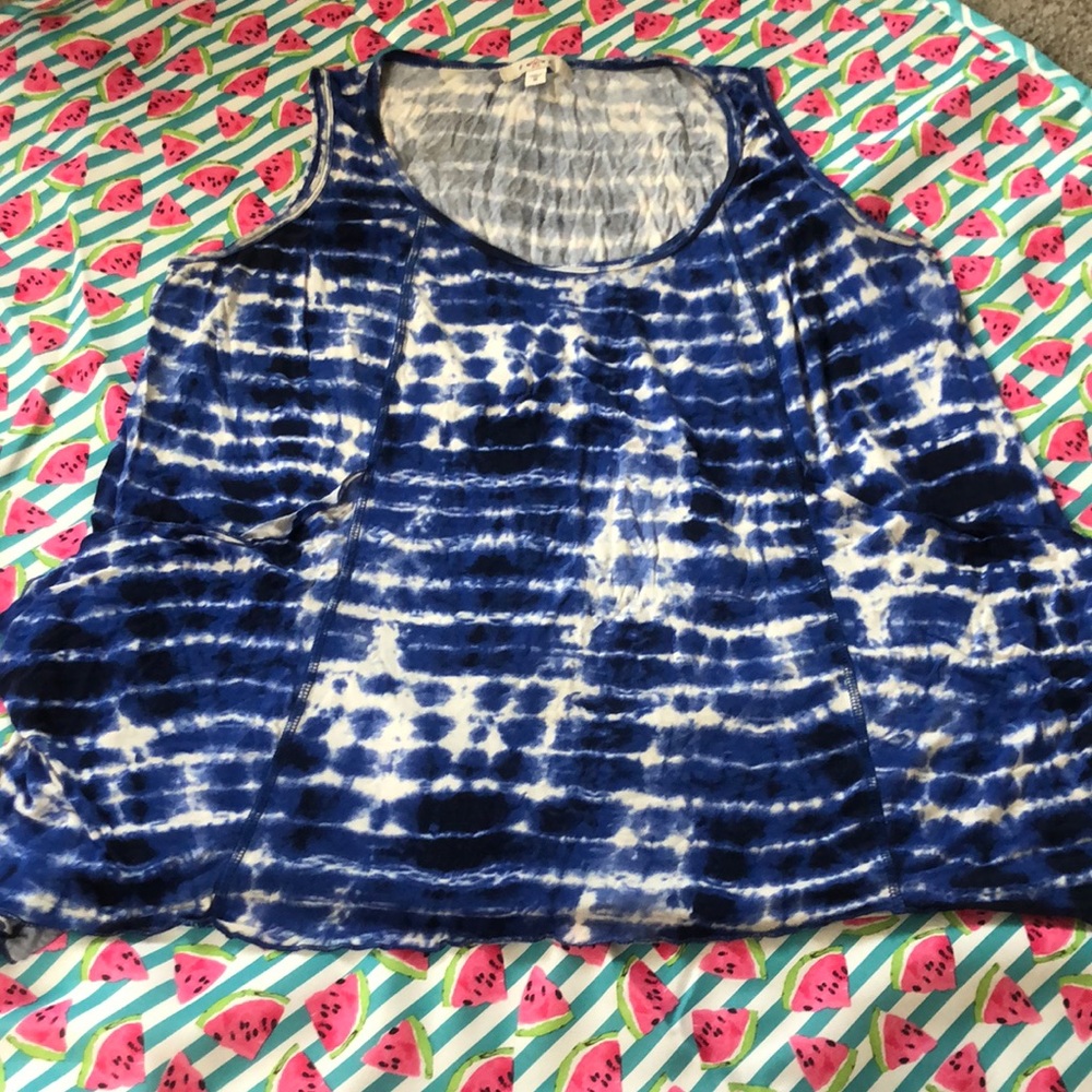 tye dyed tank top